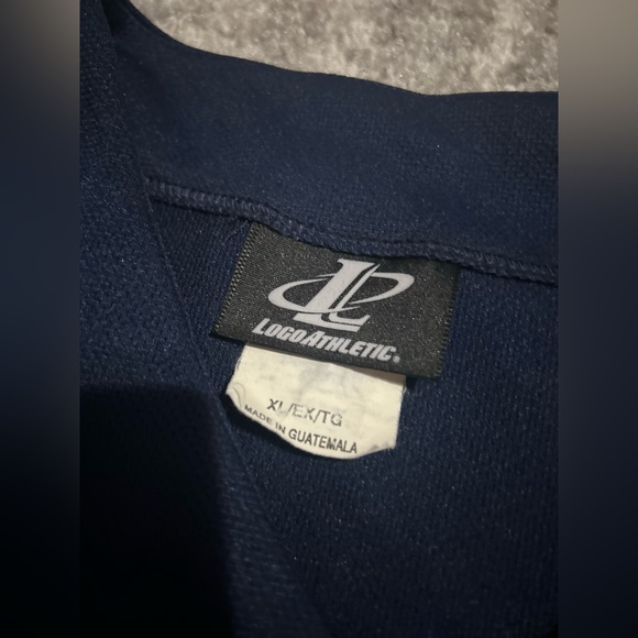 Vintage 1999 Atlanta Braves Jersey Logo Athletics Blue Red Sz XL MLB Baseball - Picture 5 of 9